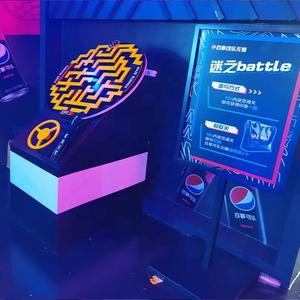 Puzzle drôle en métal durable boule de réaction de gravité <span class=keywords><strong>jeu</strong></span> de labyrinthe de piste 3D pour jouet de poussoir de pièce de monnaie pour stand de carnaval de parc d'attractions - Product Image 2