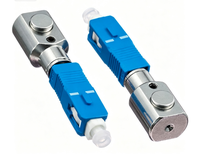 Adaptateur de fibre optique SC LC carré/rond, adaptateur de fibre optique monomode/multimode pour testeur de puissance de fibre optique