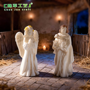 Presepe Natalizio in Miniatura, Figurine in Resina Fai-da-Te, Decorazioni e <span class=keywords><strong>Accessori</strong></span> - Product Image 4