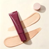 Tube cosmétique à presser avec logo personnalisé, tube en plastique vide pour fond de teint, crème BB et correcteur, tube pour lotion corporelle
