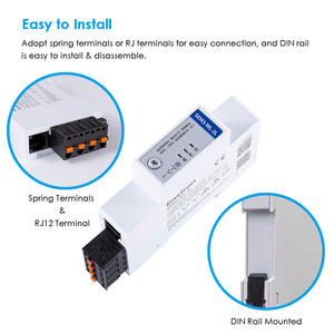 Medidor de Energía Inteligente Wifi de Dos Canales Eastron SEM3-WL-2L 3P3W 3P4W Configuración de Corriente Inversa Medidor de Energía Bidireccional de Carril DIN - Product Image 3