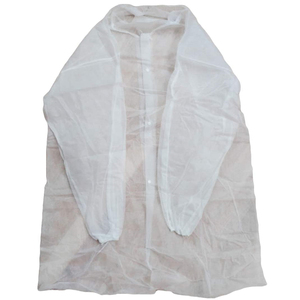 Manteaux <span class=keywords><strong>de</strong></span> <span class=keywords><strong>laboratoire</strong></span> jetables pour enfants, vetements respirants, Non tissés PP, pour enfants, avec manchette et col en tricot, robes <span class=keywords><strong>de</strong></span> <span class=keywords><strong>laboratoire</strong></span> blanches, nouvelle collection - Product Image 4