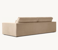 Canapé Cloud Foshan, ensemble de canapés pour salon, meubles d'intérieur, ensembles de canapés sectionnels, canapé chaise longue, cadre en bois, lit en PU, table basse, salle à manger, maison