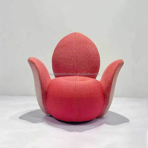 <span class=keywords><strong>Fauteuil</strong></span> pivotant moderne chaise longue avec tissu souple rembourré <span class=keywords><strong>pour</strong></span> bureau à domicile ou hôtel <span class=keywords><strong>pour</strong></span> appartement - Product Image 5