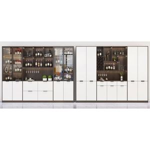 Custom Modern Luxury Wooden Furniture Home Living Room Sideboard <b>Rack</b> Storage Display Modern Coffee <b>Wine</b> Bar <b>Cabinet</b> - Product Image 5