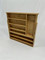 Organisateur de tiroir de cuisine extensible en bambou avec rangement compact pour ustensiles et couverts en argent