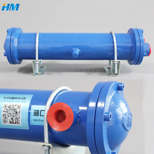 HM refroidisseur d'huile hydraulique industriel en cuivre, refroidisseur à eau, echangeur de chaleur refroidi à l'eau - Product Image 5