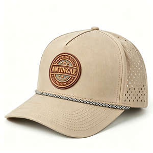 Gorra de Béisbol Personalizada con Logotipo Bordado en 3D, 6 Paneles, Visera Plana, Cierre a Presión, Unisex, de Algodón, para Deportes - Product Image 2