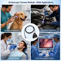 Module de caméra USB miniature OV9734 3,5 mm 720P 140 degrés flexible pour inspection industrielle par endoscope