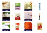 Sellado automático de paquetes de condimentos de pollo de varios carriles para envasar jabón 170g, 500grm, Kilo 1 100g máquina de envasado de polvo