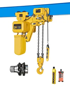 Portable small construction lift 2 ton double chain running type electric chain hoist high quality new customization