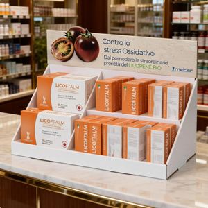 Espositori da banco personalizzati in <span class=keywords><strong>cartone</strong></span> ondulato stampato, pieghevoli per pubblicità al dettaglio per negozi e supermercati - Product Image 1