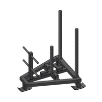 Équipement de fitness de cross-training amélioré : équipement de gym pour pousser et tirer, traîneau de fitness pour l'entraînement de force