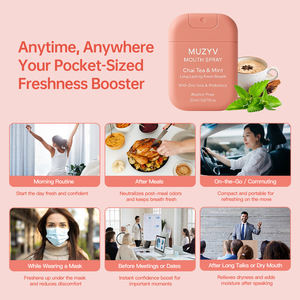 Espray de boca de niebla de bolsillo personalizado OEM Spray refrescante de mal aliento sin azúcar - Product Image 3