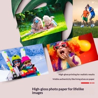 A4 Hoogglans Inkjet Fotopapier 5 inch, 6 inch, 7 inch formaten 180g-230g Recycleerbaar China Maïs Ei Aanpasbaar