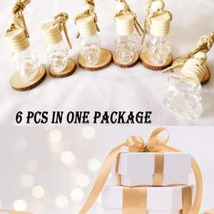 <span class=keywords><strong>Testa</strong></span> <span class=keywords><strong>vuota</strong></span> a forma di teschio da 8ml bottiglia di vetro profumo per auto diffusore di cristallo per aromaterapia bottiglia con corda appesa - Product Image 2