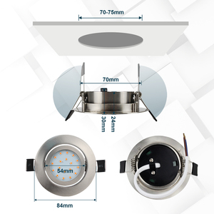 Plafonniers encastrés 5W Ultra Slim Réglable Down Light SMD 240V Led Plafonniers pour Salon Hôtel - Product Image 4