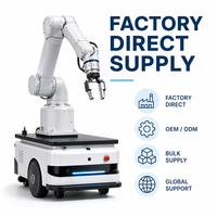 Robot de manutention mobile AGV avec bras à 6 axes pour un asservissement flexible de plusieurs machines, à vendre, nouvelle arrivée, vente chaude