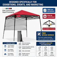 Tentes pliantes personnalisées pour patios, gazebo pop-up 40 mm, tentes de réception 10x20, tentes de salon professionnel 3x3 3x6