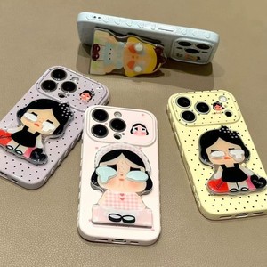 เคสโทรศัพท์ลายการ์ตูนเด็กผู้หญิงน่ารักร้องไห้รุ่นใหม่ล่าสุด สำหรับ iPhone 11 12 13 14 15 16 17 pro max ป้องกันรอยขีดข่วน ฝาหลัง - Product Image 1