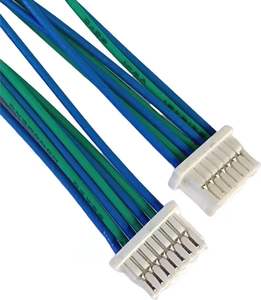 カスタマイズされたプロフェッショナル2- 8p 1.0mm PVC/ナイロン/PTFE JSTコネクタケーブル25-30AWGワイヤーハーネスアセンブリエレクトロニクス自動車用 - Product Image 1