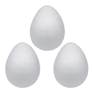 Œufs en mousse de polystyrène à surface lisse pour la fabrication artisanale, la peinture DIY, les projets scolaires, Pâques, Halloween, Noël - Product Image 1