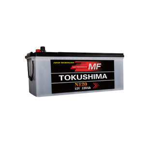טוקושימה 12v סוללה משאית n120 115f51l 120ah מצב חדש בגודל מותאם אישית עבור מערכת חשמלית אוטומטית לרכב - Product Image 1