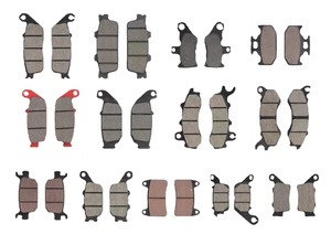 Plaquettes de frein universelles pour vélo électrique, plaquettes de frein à disque semi-métalliques sans amiante pour moto, plaquettes de frein à double pompe CBX125 - Product Image 4