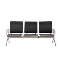 Chaise d'attente d'aéroport de haute qualité, siège modulable pour espaces publics, cliniques, banques, stations de métro et halls