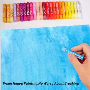 Pastelli ad olio 48 Non-Tossico Morbido Pastelli Ad Olio Lavabile pastelli ad olio rifornimenti di arte per I Principianti Artista e Professionale Studenti bambini - Product Image 6