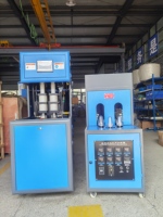 Machine de soufflage semi-automatique pour bouteilles PET à 2 cavités, équipement de production de bouteilles PET