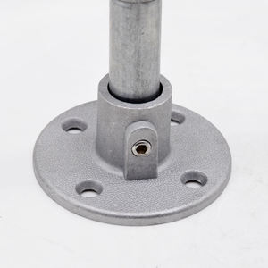 Yeni yöntem bağlantısı DIY mobilya alaşımlı anahtar kelepçe taban flanş boru bağlantı parçaları dirsek TEE haçlar 20mm 25mm 32mm - Product Image 6