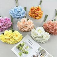 Fleurs artificielles en corail rose en gros, pour la décoration intérieure