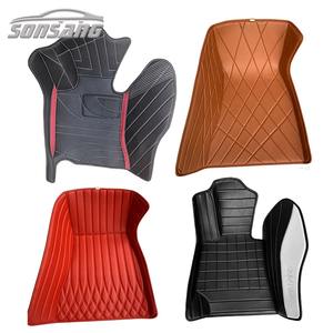 Tapis de voiture de luxe à couverture intégrale stéréoscopique à double couture Florence, design <span class=keywords><strong>le</strong></span> plus récent 2020 - Product Image 5
