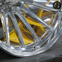 168 Jantes personnalisées 5/6 trous 20 22 24" 24x14 Monobloc en aluminium forgé pour BMW X5 M RS6 B9 Range Rover