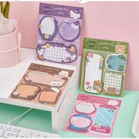 Bloc de Notas Autoadhesivo con Dibujos Animados Kawaii Y711 para Material Escolar