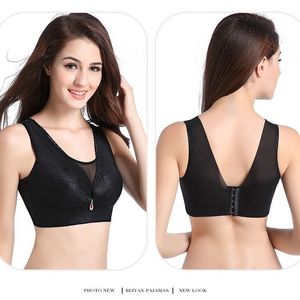 บราลูกไม้เซ็กซี่แบบไร้สาย สายคล้องคอ ดันทรง สำหรับผู้หญิง บราบางใส่ได้ทุกวัน คัพเต็ม ไซส์ใหญ่พิเศษ คัพ C/D มีโครง - Product Image 4