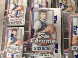 QK en stock, envío inmediato: Caja de 25-26 tarjetas de colección de estrellas de baloncesto <span class=keywords><strong>NBA</strong></span> Chrome Hanger Box Top Chrome Hobby Value - Product Image 2
