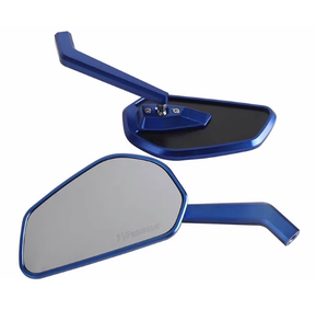 Pazoma กระจกมองหลังสำหรับรถจักรยานยนต์, ใช้ได้กับ Harley เส้นใยคาร์บอนไฟเบอร์ <span class=keywords><strong>Glide</strong></span> XL softail Dyna กระจกสะท้อนแสงสีสันสดใส - Product Image 5