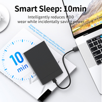 Casing Hard Disk Eksternal 2.5 Inch USB 3.0 SATA III 5Gbps HDD SSD Mobile Disk Enclosure dengan Caddy USB 2.0