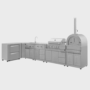 Hyxion cucina mobile griglie a gas <span class=keywords><strong>barbecue</strong></span> <span class=keywords><strong>per</strong></span> <span class=keywords><strong>arrosticini</strong></span> inox griglie a gas usate <span class=keywords><strong>per</strong></span> cucina da giardino - Product Image 2
