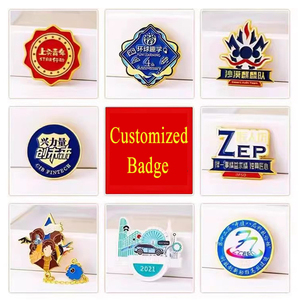 Factory Wholesale Custom Free Design Metal Zinc Alloy Casting Business Gift Lapel <b>Brooch</b> Badge - Product Image 3
