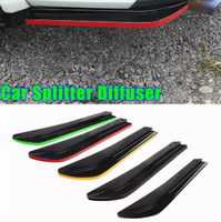 1 Paire de diffuseurs de pare-chocs arrière de voiture en forme de bec de canard, kit de protection et de décoration extérieure