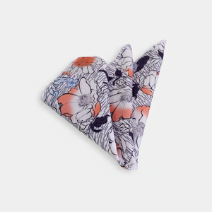 Pañuelo de bolsillo con estampado de flor de granada y diseño especial para hombre, talla única - Product Image 2