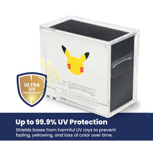 Espositore Scorrevole in Acrilico Moderno ed Ecologico Personalizzato con Coperchio Magnetico per Carte Pokémon ETB - Facile da Usare - Product Image 3