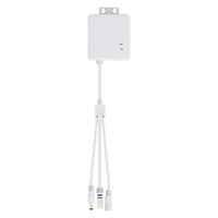 TUOSHI Adaptateur réseau Ethernet Usb C Type C vers Interface d'alimentation Rj45 Pd pour moniteur vers convertisseur de carte réseau sans fil Rj45