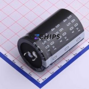 LGW2W561MELC50 Snap-in Aluminum Electrolytic Capacitor Through hole Component (THT),D35xL50mm 560uF 20% 450V 10mm - Product Image 1