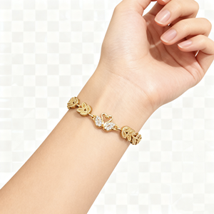 Pulseras de Cisne de Cobre al por Mayor para Mujer, Chapadas en Oro de 18k, Populares y de Gran Venta, con Circonita, Logotipo, Pulsera de Cisne 2026 - Product Image 3