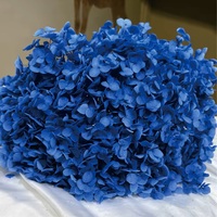 Fleurs d'hortensia séchées et préservées très demandées pour la décoration de la maison, des fêtes, des mariages, de la Saint-Valentin et de Noël - Toucher naturel