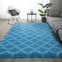 Grand tapis de chevet moelleux et super doux, antidérapant, résistant à l'abrasion, tapis de sol moderne pour la décoration de la maison